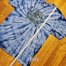 Kenny Koretsky Racing Shirt Men Tie Dye Blue Powerade Nitro Fish Y2K Drag Racing