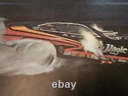 Kenny Youngblood SIGNED Art Litho Black Magic Funny Car 1976 Speed Experience