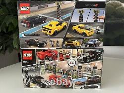 LEGO SPEED CHAMPIONS Camaro Drag Race 75874 Dodge Challenger & Charger 75893