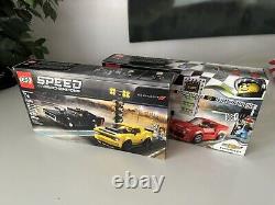 LEGO SPEED CHAMPIONS Camaro Drag Race 75874 Dodge Challenger & Charger 75893