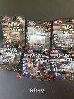 LOT Of (6) NHRA Pro Series Drag Racing Assorted Cars &Drivers