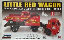 Lindberg Little Red Wagon Drag Racing Team A-100 L-700 Dodge Sealed Model Kit