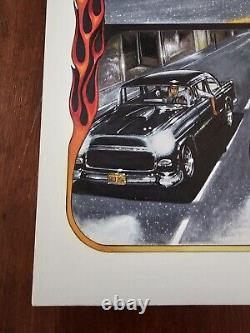 MY HOT ROD GENERATION Original Art Artwork By T. Frederick Drag Racing HOT RODS