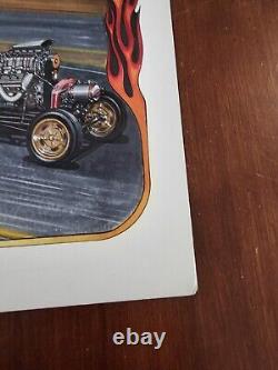 MY HOT ROD GENERATION Original Art Artwork By T. Frederick Drag Racing HOT RODS