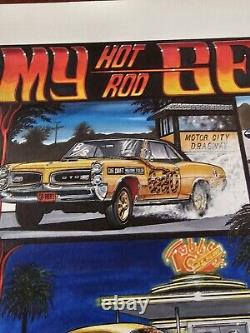 MY HOT ROD GENERATION Original Art Artwork By T. Frederick Drag Racing HOT RODS