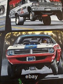 MY HOT ROD GENERATION Original Art Artwork By T. Frederick Drag Racing HOT RODS