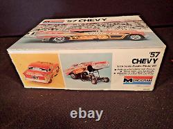 Monogram 1957'57 WILD FIRE CHEVY FUNNY CAR 1975 NO 2203 UNBUILT NICE