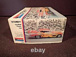 Monogram 1957'57 WILD FIRE CHEVY FUNNY CAR 1975 NO 2203 UNBUILT NICE