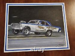 Mr. Norm's Grand Spalding Dodge 1965 Coronet Original Art Drag Racing Frederick