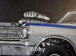 Mr. Norm's Grand Spalding Dodge 1965 Coronet Original Art Drag Racing Frederick