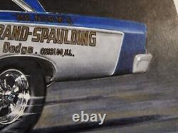 Mr. Norm's Grand Spalding Dodge 1965 Coronet Original Art Drag Racing Frederick