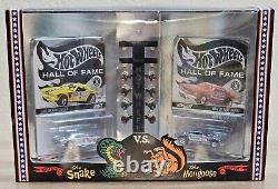 NEW Hot Wheels Hall of Fame Series THE SNAKE vs THE MONGOOSE Drag Racing Display