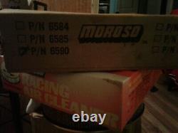 NEW IN BOX moroso air cleaner 14inch GOLD drag race car vintage collectable nice