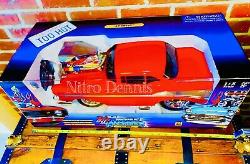 NHRA 57 Chevy 18 Diecast R/C MUSCLE MACHINES Drag Racing Car VERY RARE Nascar