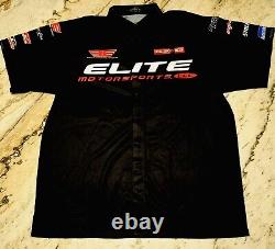 NHRA Erica Enders ELITE Used Crew Shirt RARE Jersey PRO STOCK Drag Racing XL