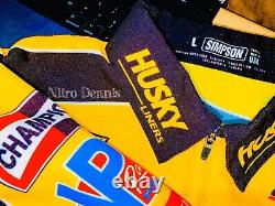 NHRA Erica Enders RACE WORN Crew Shirt RARE Jersey PRO STOCK Drag Racing HUSKY