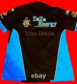 NHRA Erica Enders RACE WORN Crew Shirt ZAZA ENERGY Jersey PRO STOCK Drag Racing
