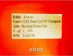 NHRA JOHN FORCE 116 Diecast NITRO Funny Car ACTION 13x Champ Drag Racing