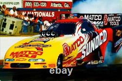 NHRA Jim Epler RACE WORN Used HELMET Funny Car NITRO Rare DRAG RACING Matco