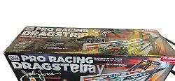 NHRA John Force Pro Racing Drag strip Electric Slot Car 13ft+ 6 Funny Cars RARE