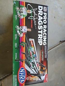 NHRA John Force Pro Racing Drag strip Electric Slot Car 13ft+ 6 Funny Cars RARE