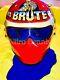 Nhra John Force Race Worn Helmet Funny Car Nitro Rare Drag Racing Signed Brute