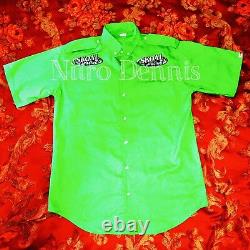 NHRA Ron Capps DON Snake PRUDHOMME Funny Car NITRO CREW Shirt JERSEY Large