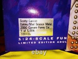 NHRA SCOTTY CANNON 124 Diecast NITRO Oakley FUNNY CAR Action DRAG RACING Signed
