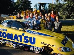 NHRA Tony PEDREGON Crew Shirt KOMATSU Jersey RACE WORN Nitro FUNNY CAR Rare Lg