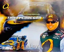 NHRA Tony Pedregon RACE WORN Used HELMET Funny Car NITRO Rare DRAG RACING Signed