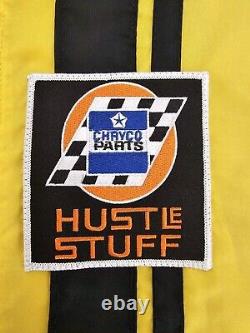 NOS Deastock Drag Racing Jacket Hustle Stuff Cap N Jac Windbreaker