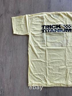 NOS Vintage 1980's Trick Titanium NHRA Drag Race Racing Funny Car T-Shirt Sz XL
