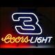 Nascar #3 Drag Racing Car Dale 20x16 Neon Light Sign Lamp Ice Cold Light Beer