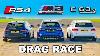 New Rs4 Comp V M3 V Amg C63 Estate Drag Race