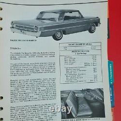 Original 1963 Ford Dealer Facts Book Fairlane Galaxie Falcon Van Thunderbird