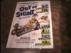 Out Of Sight Movie Poster'66 Drag Racer Racing Car