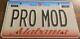 Pro Mod Vanity License Plate Alabama Vintage Modified Drag Racing Race Car Nhra
