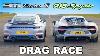 Porsche 918 Spyder V 911 Turbo S Drag Race