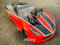 ProLine Corvette / Traxxas / Hobby Wing / Drag Racing Car / ARTR