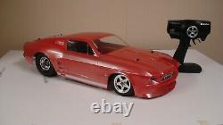 R C Drag Race 1967 Mustang Fastback on Losi Chasy, Brand New build