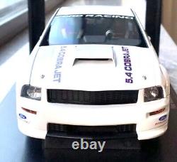 RARE 1/18 AUTOart Ford Mustang Cobra Jet 2009 White with Livery Drag Race Car