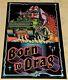 Rare Vintage 1970`s Born To Drag Velvet Blacklight Poster 1968 Camaro 32x21