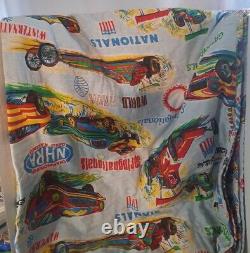 Rare Hard To Find 70's NHRA Drag Racing GATORNATIONALS Sleeping Bag Colorful Car