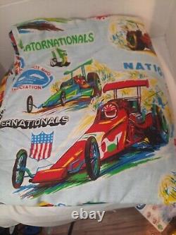 Rare Hard To Find 70's NHRA Drag Racing GATORNATIONALS Sleeping Bag Colorful Car