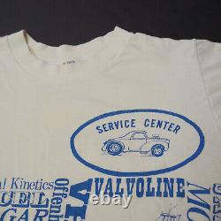 Rare Vintage 1970s Service Center Drag Racing Customs Car Hot Chick T-Shirt
