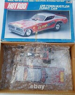 Revell Hot Rod Chi-Town Hustler Funny Car 1/16 Scale Model Built NICE-LOOKING