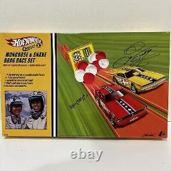 SIGNED Snake and Mongoose Hot Wheels Classics Drag Race Sets (2 Sets)