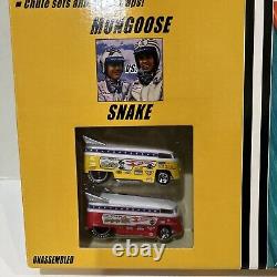 SIGNED Snake and Mongoose Hot Wheels Classics Drag Race Sets (2 Sets)