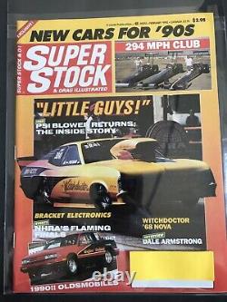 SUPER STOCK & DRAG ILLUSTRATED Magazine 1990 LOT COMPLETE YEAR NHRA RACING