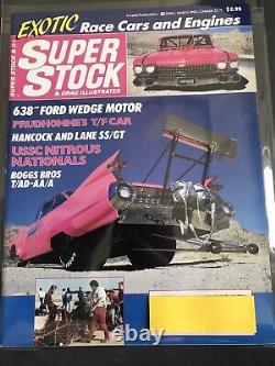 SUPER STOCK & DRAG ILLUSTRATED Magazine 1990 LOT COMPLETE YEAR NHRA RACING